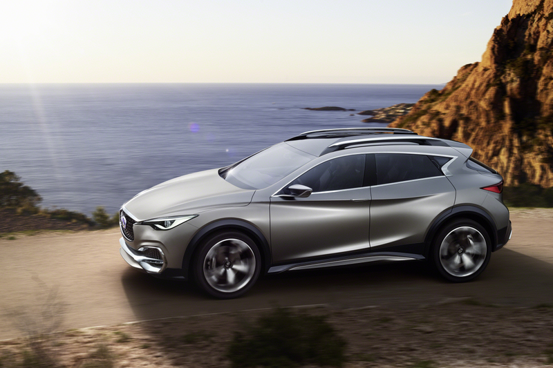 Illustration for article titled Infiniti QX30 Concept: Swoops For Days